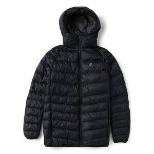 NEW VISSLA kid's packable eco puff jacket in black